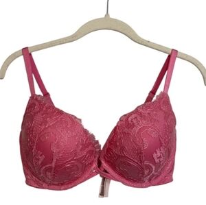 Victoria's Secret Dream Angels Pink  lace push-up bra 36DD